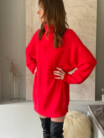 Robe pull Tina - rouge