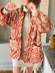 Veste Simone velours - orange