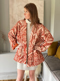 Veste Simone velours - orange