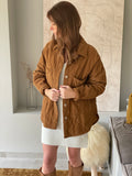 Veste Amber - velours camel