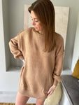 Pull Zoé Long - camel