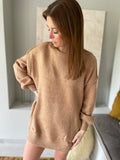 Pull Zoé Long - camel