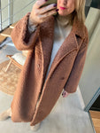 Manteau Teddy - marron