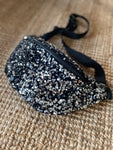 Sac banane sequin - argenté