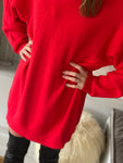 Robe pull Tina - rouge