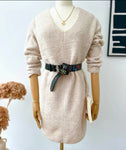 Robe pull Ania - beige