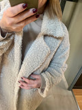 Manteau Teddy - beige