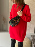 Robe pull Tina - rouge