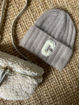 Bonnet “C” en Angora - beige