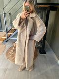 Manteau Teddy - beige