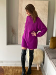 Robe pull Tina - violet / magenta