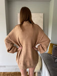 Pull Zoé Long - camel