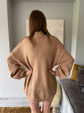 Pull Zoé Long - camel