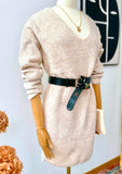 Robe pull Ania - beige