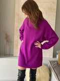 Robe pull Tina - violet / magenta