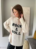 Pull Rock & Roll - beige/noir