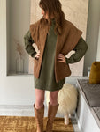 Gilet Sans Manches Jamie velours - camel