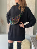 Robe pull Tina - noir