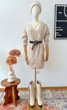 Robe pull Ania - beige