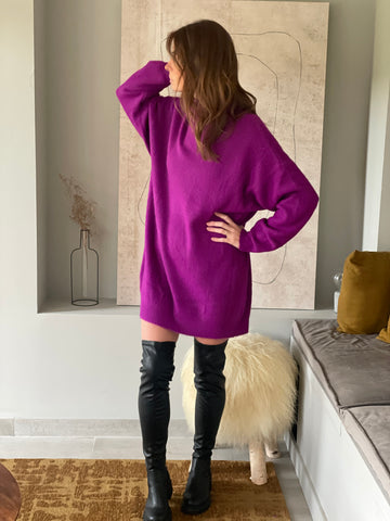 Robe pull Tina - violet / magenta