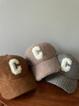 Casquette “C” - moumoute taupe