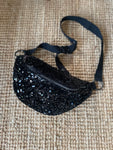 Sac banane sequin - noir