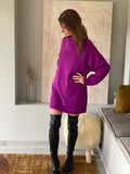 Robe pull Tina - violet / magenta