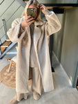 Manteau Teddy - beige