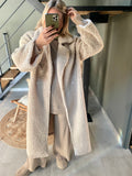 Manteau Teddy - beige