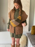 Gilet Sans Manches Jamie velours - camel