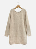 Robe pull Ania - beige