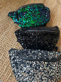 Sac banane sequin - noir