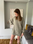 Pull Zoé Long - taupe