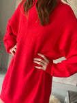 Robe pull Tina - rouge