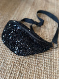 Sac banane sequin - noir