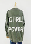 Veste Girl Power - kaki